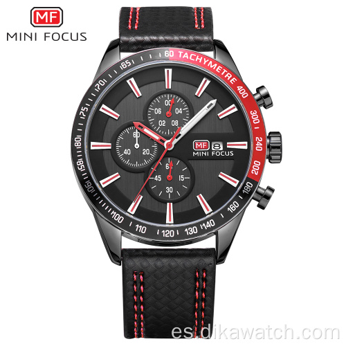 MINI FOCUS Relojes para hombre Reloj de cuarzo para hombre de moda